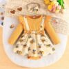 Wholesale 3-24M Baby Girls Bee Printed Long Sleeve Dres