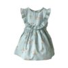 Wholesale 3-24M Baby Girls Ruffled Floral Corduroy Fly