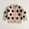 Wholesale 3-24M Baby Knitted Jacquard Polka Dots Sweate