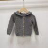 Wholesale 3-24M Baby Knitted Sweater Hooded Cardigan Wo