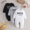 Wholesale 3-24M Baby Letter Printed Casual Pants Combo
