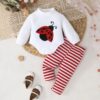 Wholesale 3-24M Baby Long-Sleeved Animal Print Bodysuit