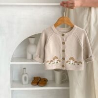 Wholesale 3-24M Baby Outfits Sets Mushroom Embroidery K