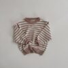 Wholesale 3-24M Baby Striped Knitted Sweater Wholesale
