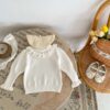 Wholesale 3-24M Baby Sweaters Fungus Round Neck Puff Lo