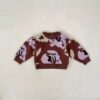 Wholesale 3-24M Baby Woolen Jacquard Pullover Round Nec
