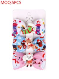 Wholesale 3 Packs Christmas Carton Printed Baby Girls H