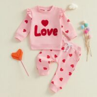 Wholesale 3M-3Y Baby Girls Love Printed Letters Love To
