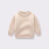 Wholesale 3M-6Y Toddler Girl & Boy Long Sleeve Solid Co
