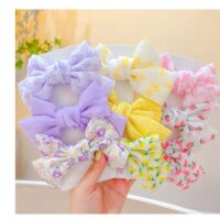 Wholesale 3pcs Bow Hair Clips For Little Girls Bow Flor