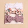 Wholesale 3pcs Floral Bow Headband Baby Accessories Who