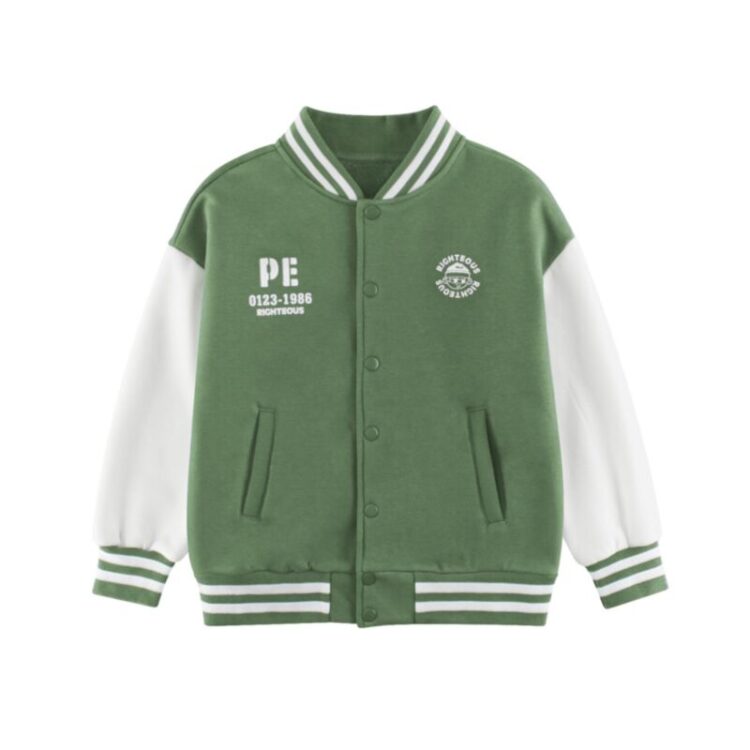 Wholesale 4-10Y Kids Boys Fleece Sweatshirt Baseball Ja