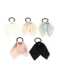 Wholesale 5-Pack Polka Dot Bowknot Hair Bands 210717308