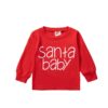 Wholesale 6-24M SANTA BABY Letter Long Sleeve Pullover