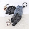 Wholesale 6M-3Y Baby Boys 3 Piece Outfits Denim Sleevel