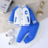 Wholesale 6M-3Y Baby Boys Sets Blue White Letter Printe