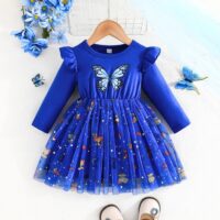 Wholesale 6M-3Y Baby Girls Butterfly Element Printed Pa