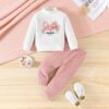 Wholesale 6M-3Y Baby Girls Printed Long-Sleeved Tops Ri