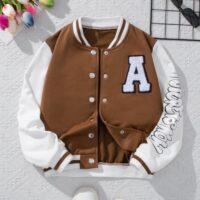 Wholesale 7-12Y Kids Boys Autumn Winter Stand Collar Lo