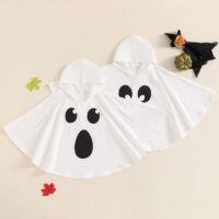 Wholesale 9M-4Y Halloween Smiley Ghost Cape Party Cospl