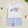 Wholesale 9M-4Y Toddler Boys Car Short Sleeve T-Shirts