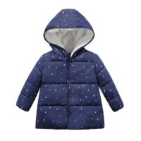 Wholesale 9M-4Y Toddler Girls Star Printed Cotton Jacke