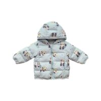 Wholesale 9M-4Y Toddler Girls Winter Hooded Down Jacket