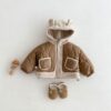 Wholesale 9M-5Y Toddler Boys Colourblocked Thickened Ho