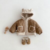 Wholesale 9M-5Y Toddler Boys Colourblocked Thickened Ho
