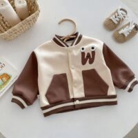 Wholesale 9M-5Y Toddler Boys Fashionable Baseball Jacke