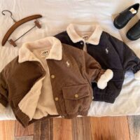 Wholesale 9M-5Y Toddler Fleece Cotton Corduroy Embroide