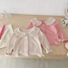 Wholesale 9M-5Y Toddler Girls Cardigan Long Sleeve Lace