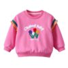 Wholesale 9M-6Y Toddler Girl Long Sleeve Floral Embroid