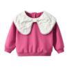 Wholesale 9M-6Y Toddler Girl Long Sleeve Floral Embroid