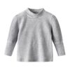 Wholesale 9M-6Y Toddler Girl Solid Color Long Sleeve Ri