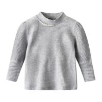 Wholesale 9M-6Y Toddler Girl Solid Color Long Sleeve Ri