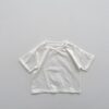 Wholesale 9M-6Y Toddler Solid Color Shorts-Sleeve Tops
