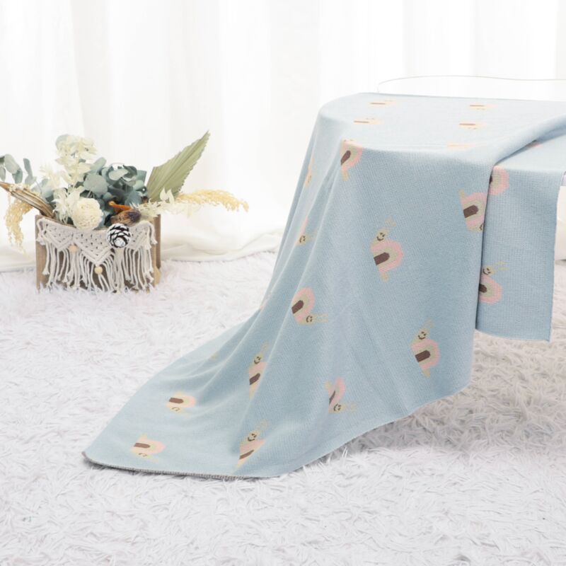Wholesale Baby Blankets Snails Knitted Newborn Swaddle