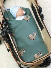 Wholesale Baby Elk Print Knit Blanket 21041838 - kiskis