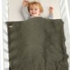 Wholesale Baby Newborn Solid Color Knitting Blanket Who