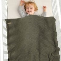 Wholesale Baby Newborn Solid Color Knitting Blanket Who
