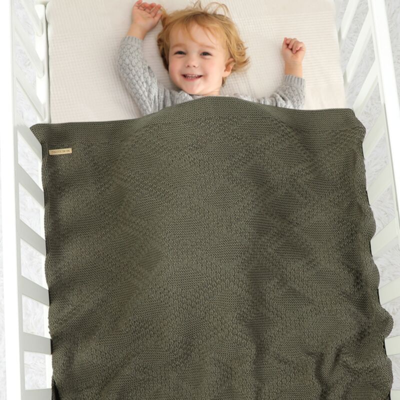 Wholesale Baby Newborn Solid Color Knitting Blanket Who