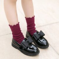 Wholesale Bow Princess Leather Shoes For Girls Wholesal