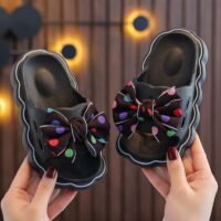 Wholesale Bowknot Anti-Slip Beach Slippers For Girls Wh