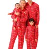 Wholesale Christmas Family Matching Loungewear Hooded J