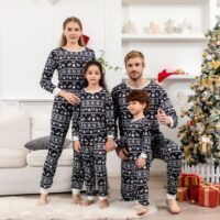 Wholesale Christmas Long Sleeve Print Homewear Pajama S