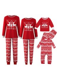 Wholesale Christmas Nightwear Deer Set Family Matching