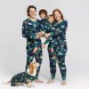 Wholesale Dinosaur Christmas Parent-Child Pajamas Famil