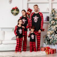 Wholesale Family Matching Outfits Wholesale Star Plaid