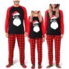 Wholesale Family Matching Plaid Christmas Santa Pajamas
